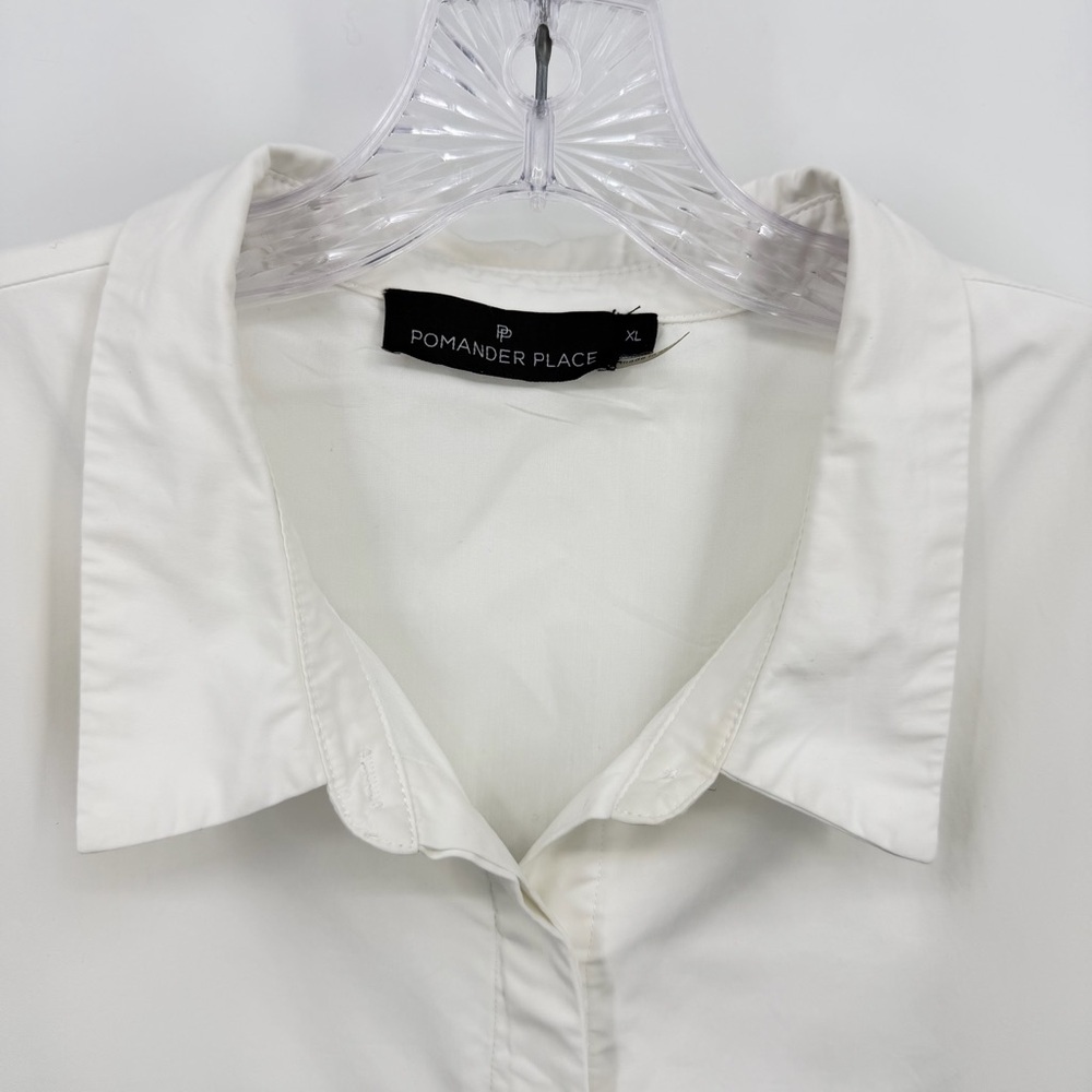 Tuckernuck Pomander Place Ella Classic Everyday Shirt Dress White Size XL - Picture 5 of 9